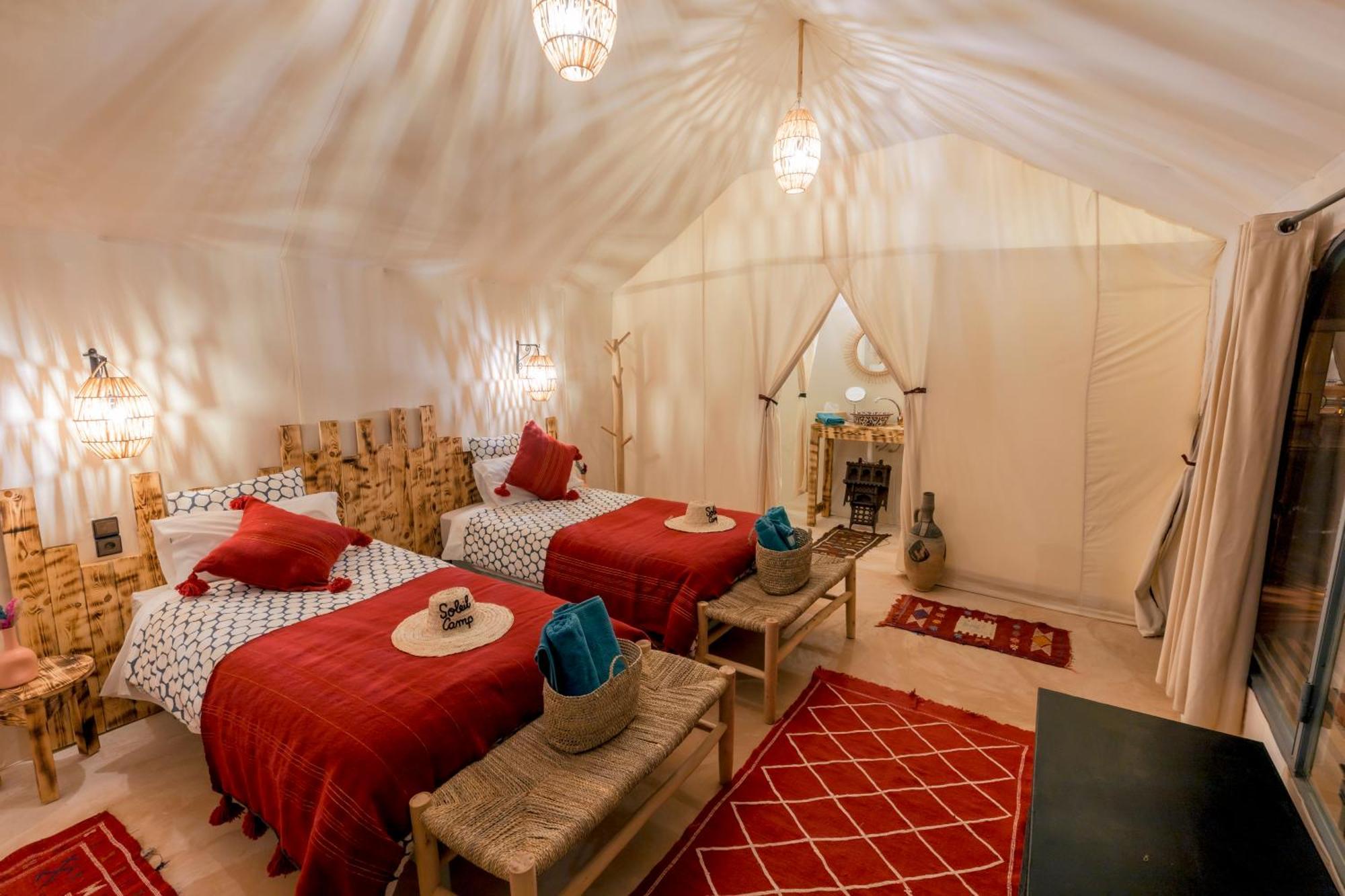Soleil Camp & Camel Trekking Hotel เมอร์ซูกา ภายนอก รูปภาพ